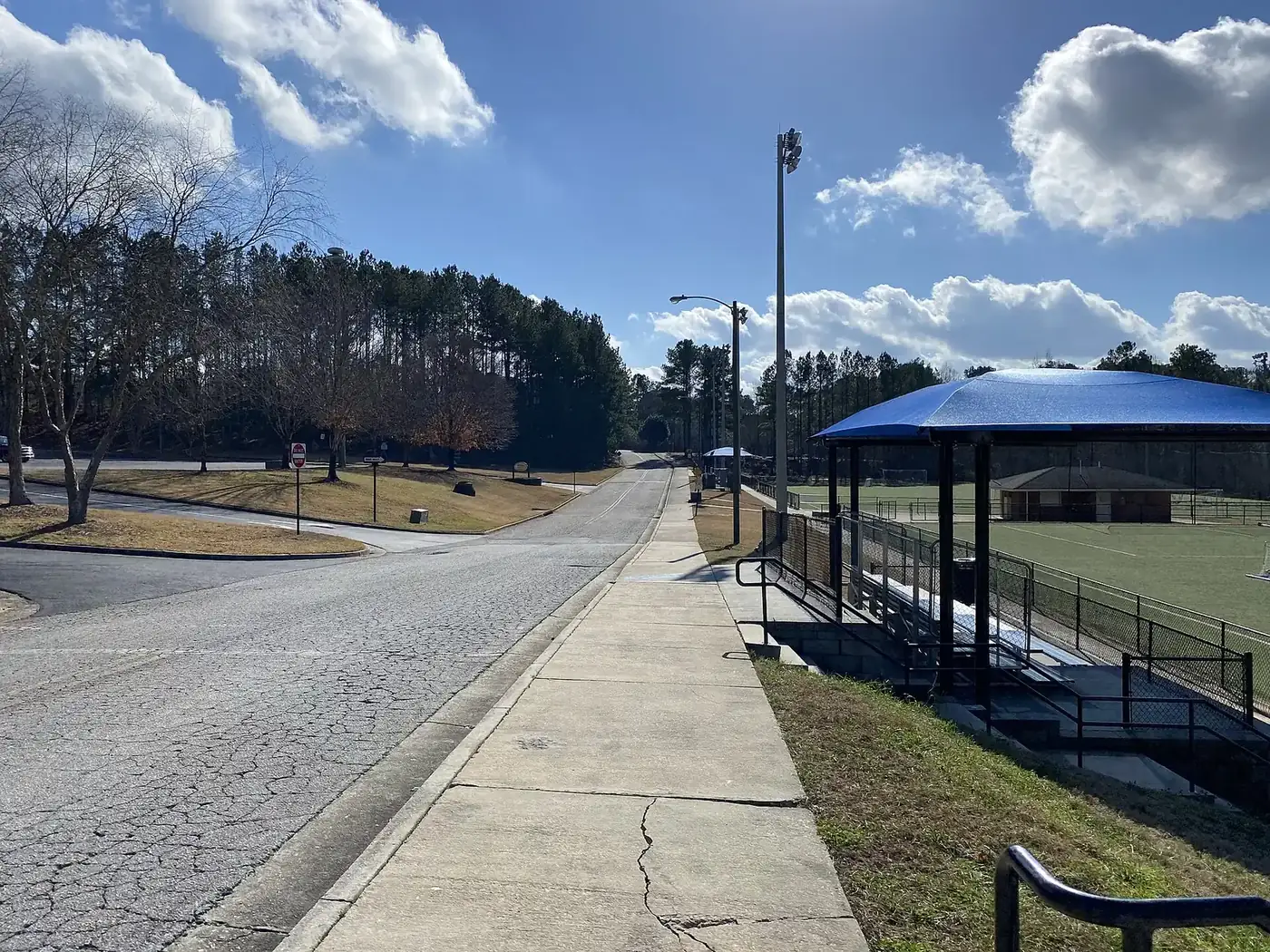 East Roswell Park, at 9000 Fouts Road in Roswell