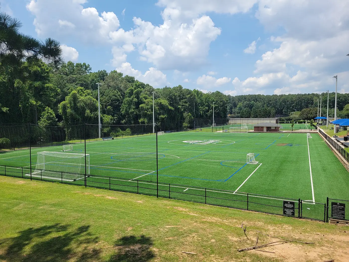 East Roswell Park on Fouts Road, inside the River Eves Elementary zone