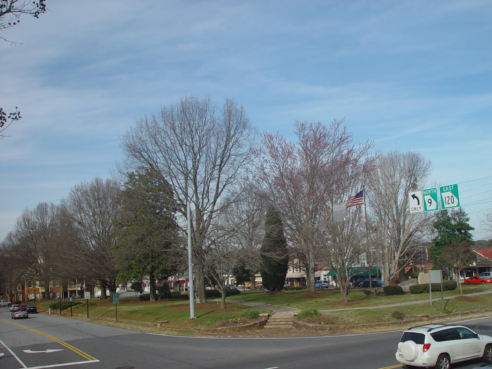 Roswell Town Square, at the south end of Canton Street in Historic Roswell