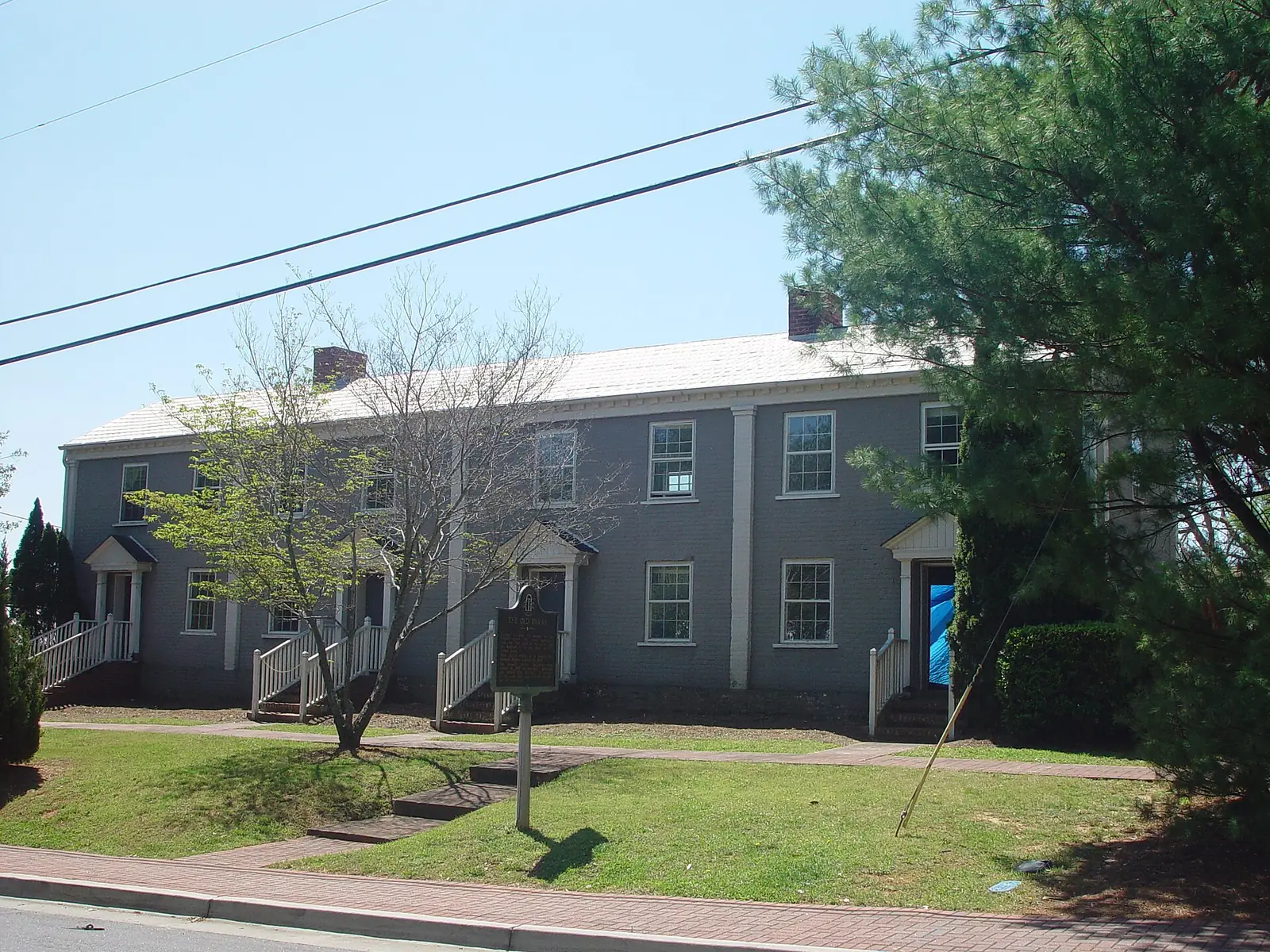 The Bricks, the historic mill workers' apartments on Sloan Street in Roswell's historic district